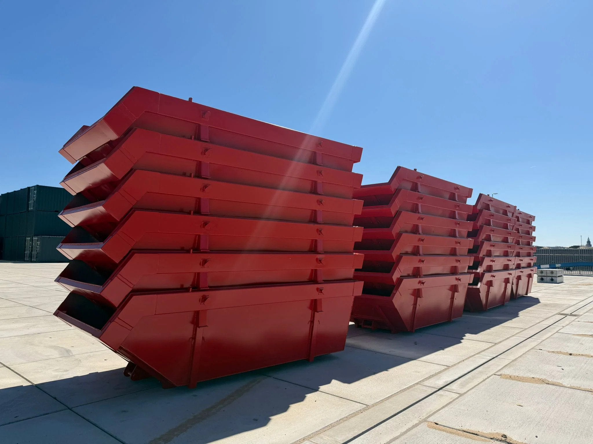 Sidalco 6m3 portaalarm container ral 3000 (bj 2026)