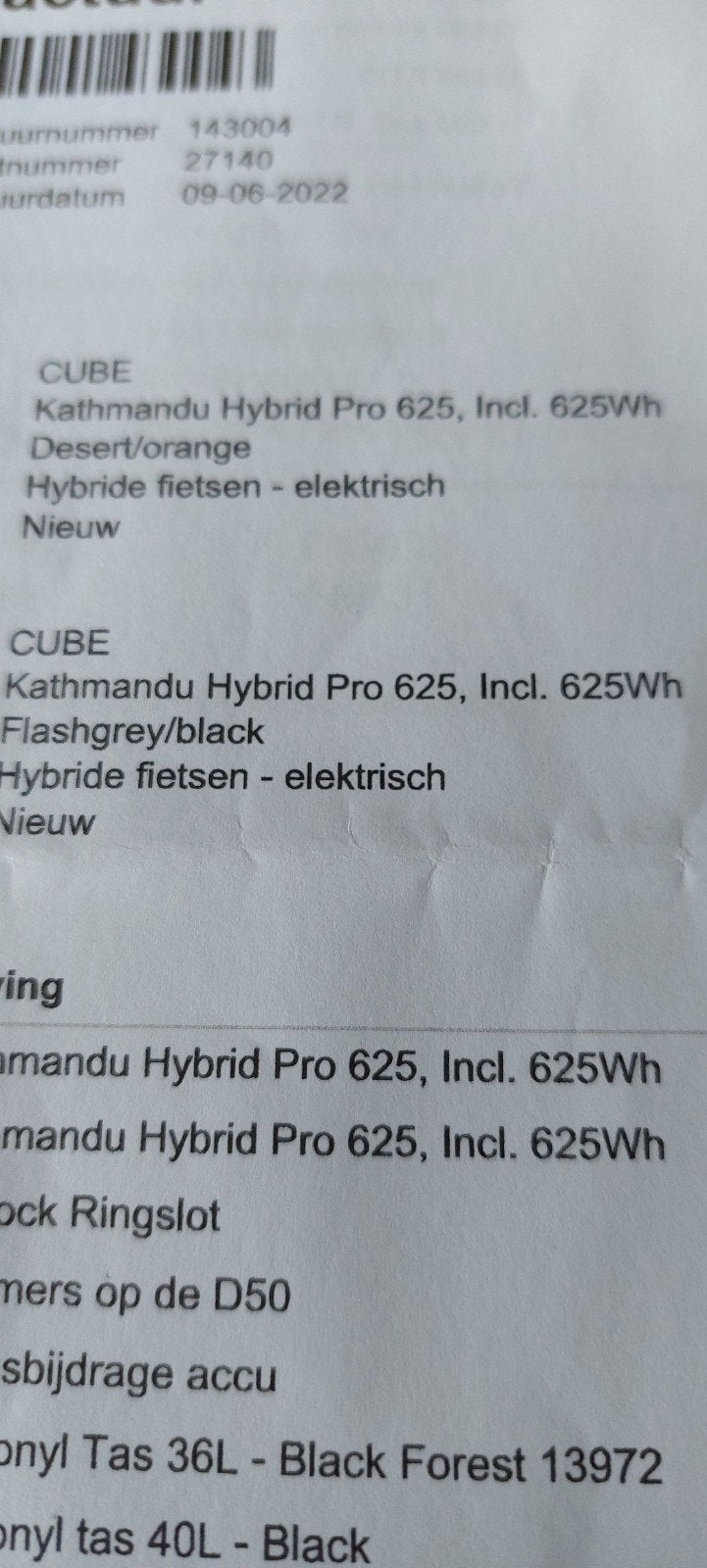 2 electrische dames fietsen Cube €1450,- per stuk, Ophalen, Zo goed als nieuw, 51 tot 55 cm, Cube