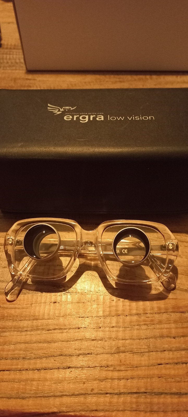Ergra Low Vision Loepbril 1.8x, Ophalen of Verzenden, Zo goed als nieuw, Vergrootglas of Loep