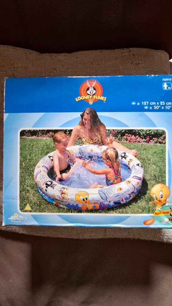 Intex loony tunes opblaasbaar buitenbad., Ophalen of Verzenden, Nieuw