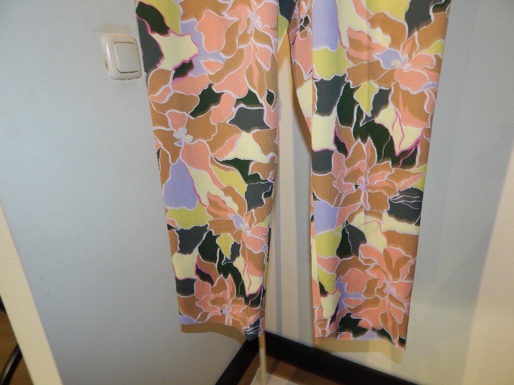 Dries van Noten geweldig mooie broek bloemen print BE 44, Zo goed als nieuw, Lang, Meerkleurig, Verzenden