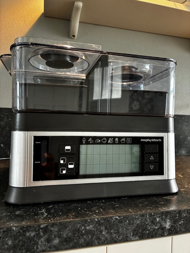 Morphy Richards 48780 voedsel stomer, Ophalen, Overige typen, Zo goed als nieuw, Zwart