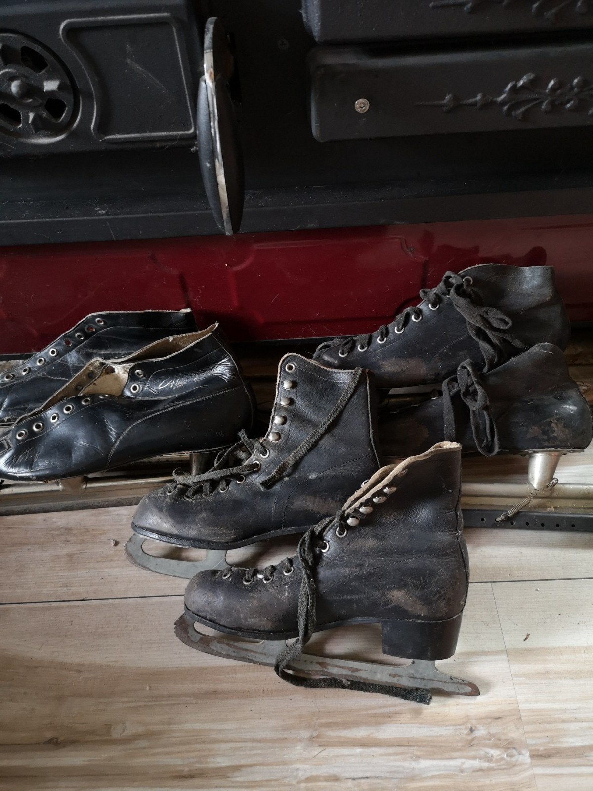 3 Paar diverse vintage schaatsen, Sport en Fitness, Ophalen, Gebruikt, Kunstschaatsen, Overige merken