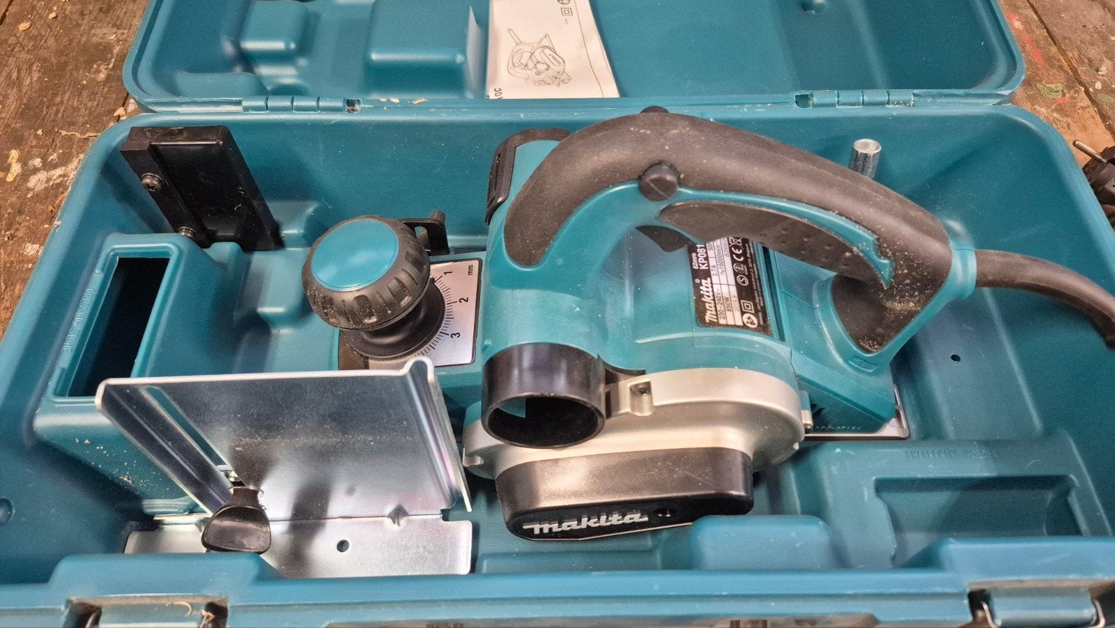 Makita KP0810K Power Planer - Elektrische Schaafmachine, Ophalen, Zo goed als nieuw