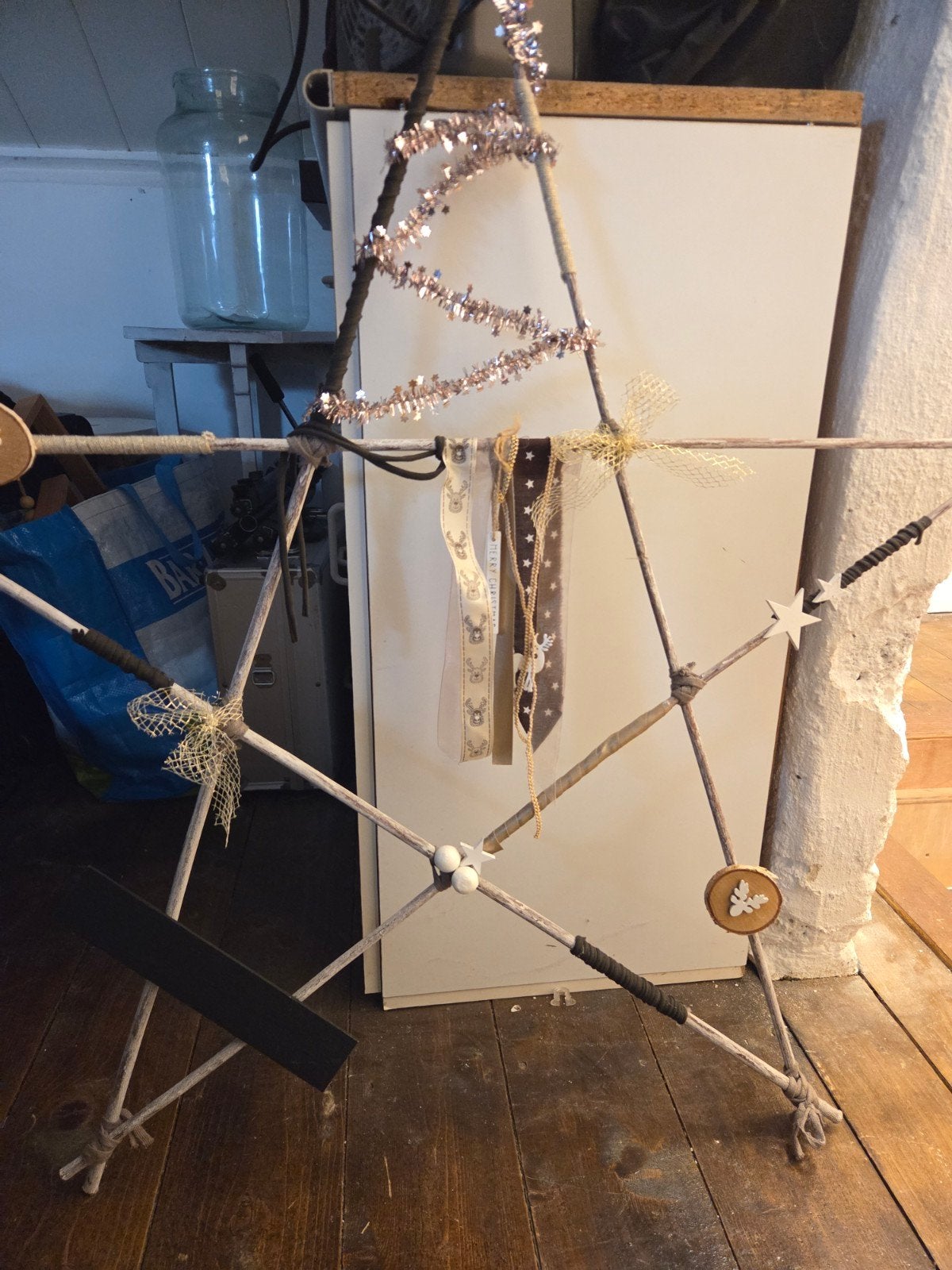 kerstster hout gratis, Diversen, Ophalen