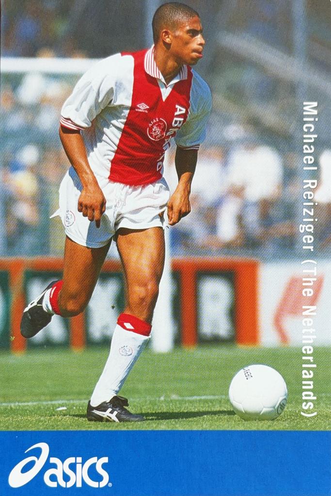 Spelerskaart Michael Reiziger - AFC Ajax Amsterdam, Ophalen of Verzenden, Zo goed als nieuw, Ajax, Spelerskaart