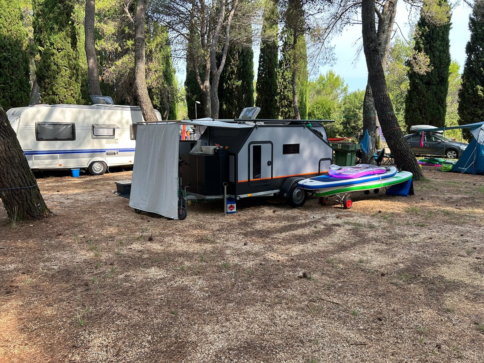 Zeer sterke tiny caravan, Caravans en Kamperen, Caravans, Particulier, tot en met 2, Ophalen of Verzenden
