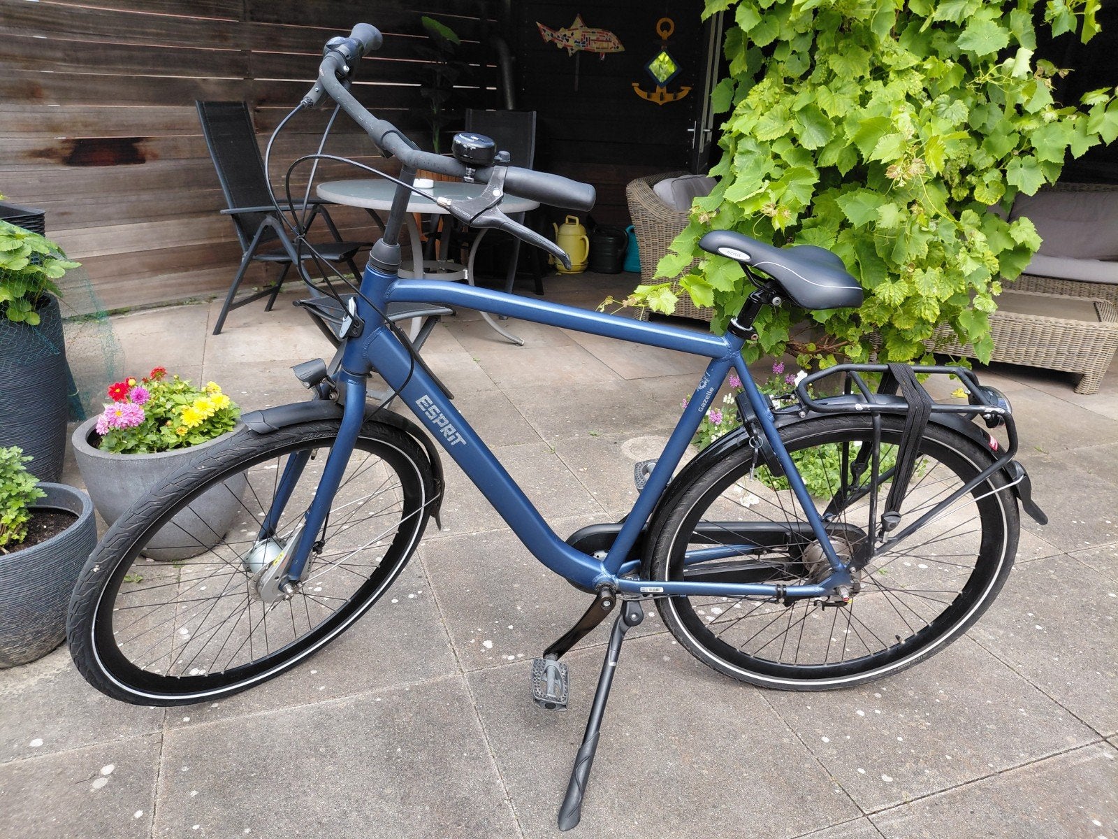 Gazelle Esprit fiets, kleur blauw, in goede staat, mt 59, 56 cm of meer, Ophalen, Zo goed als nieuw, Gazelle