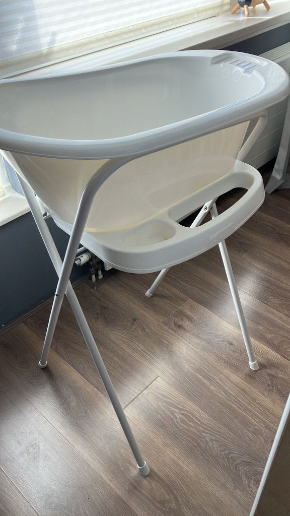 Babybadje met standaard, Ophalen, Gebruikt, Badje, Standaard