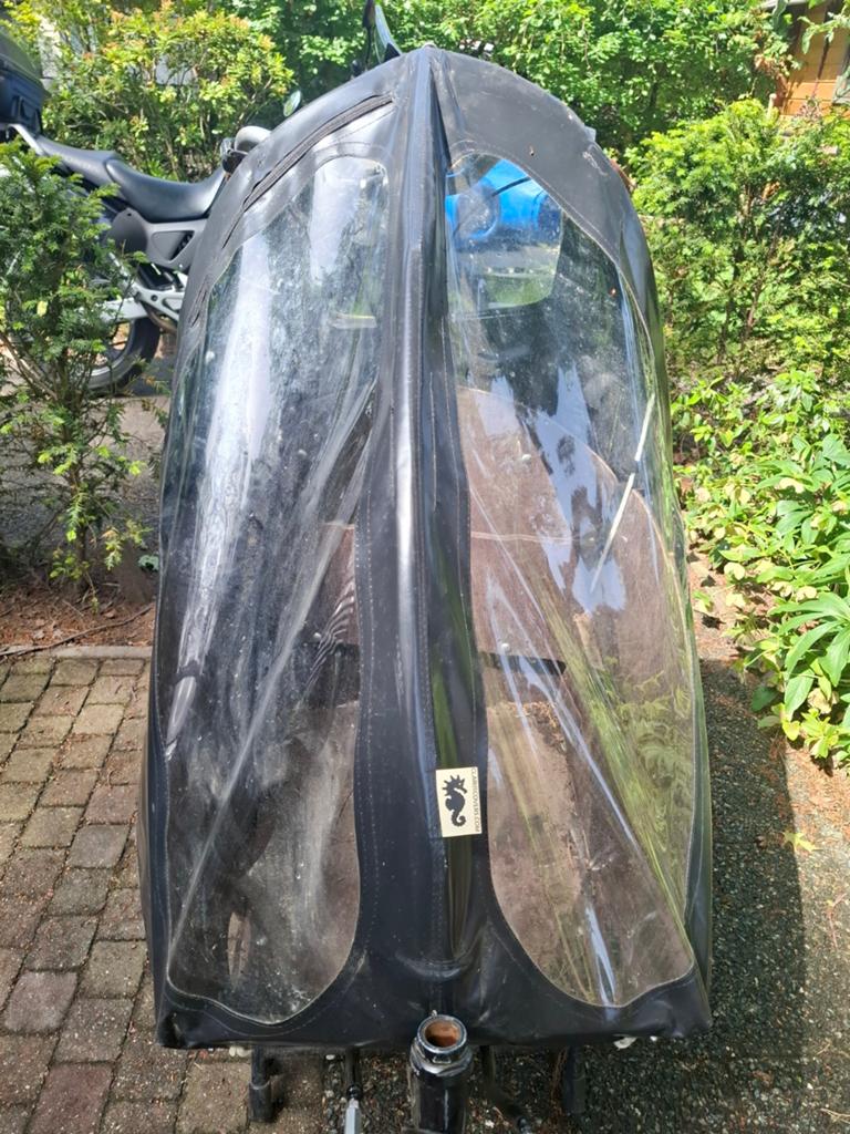 Regentent bakfiets. Fietsfabriek, Fietsen en Brommers, Fietsen | Bakfietsen, Ophalen of Verzenden, Zo goed als nieuw, 4 kinderen of meer
