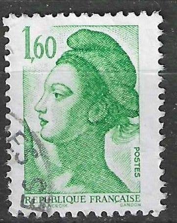 Frankrijk 1982 - Yvert 2219 - Liberte de Gandon - 1,6 F (ST), Verzenden, Gestempeld
