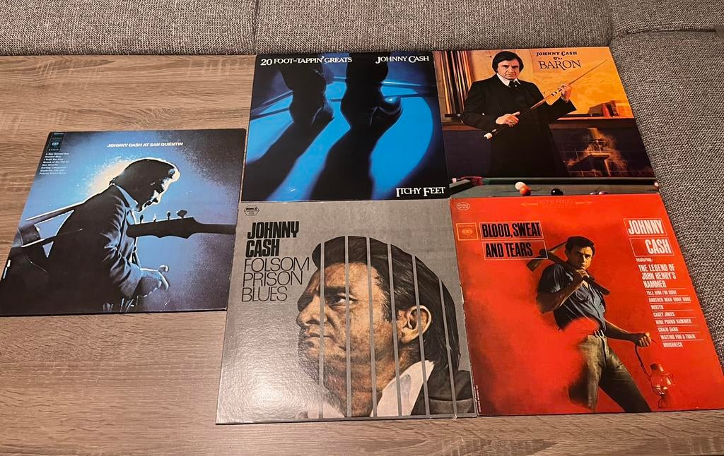 Johnny Cash LP's - Diverse albums van de Man in Black, Gebruikt, Ophalen of Verzenden, Complilatie, 12 inch
