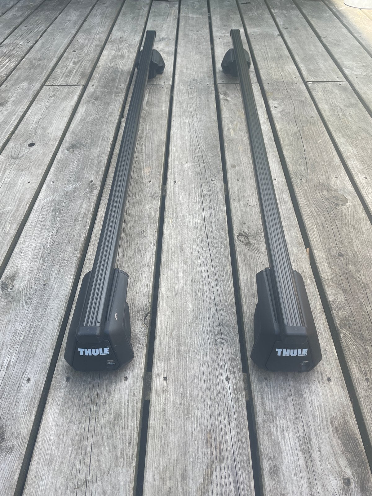 Thule dakdragers  voor open dakrail (oa Nissan Qasqai), Ophalen, Gebruikt