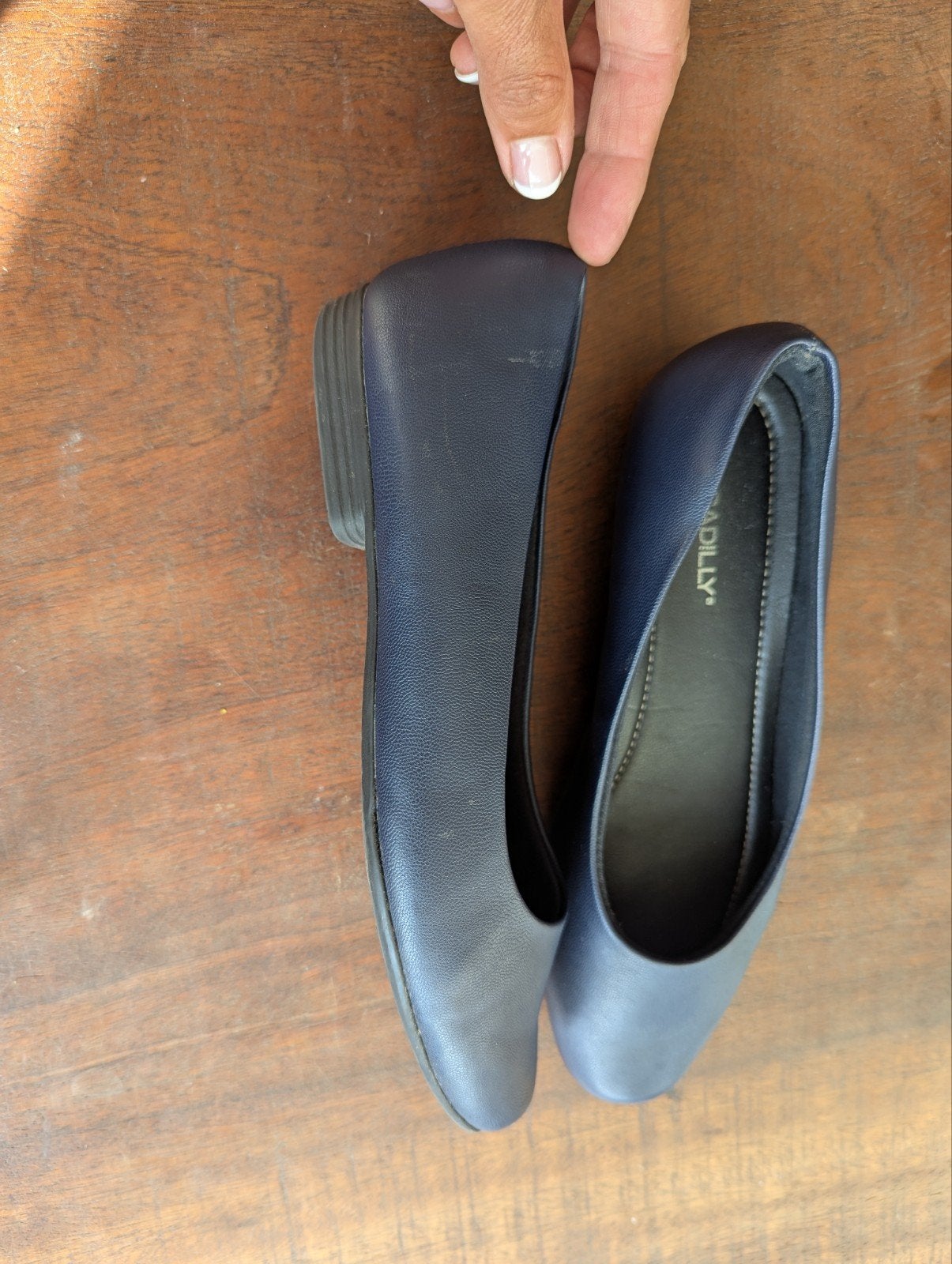 Donkerblauwe platte schoenen, maat 40, voor stewardessen, Kleding | Dames, Schoenen, Schoenen met lage hakken, Piccadilly, Blauw