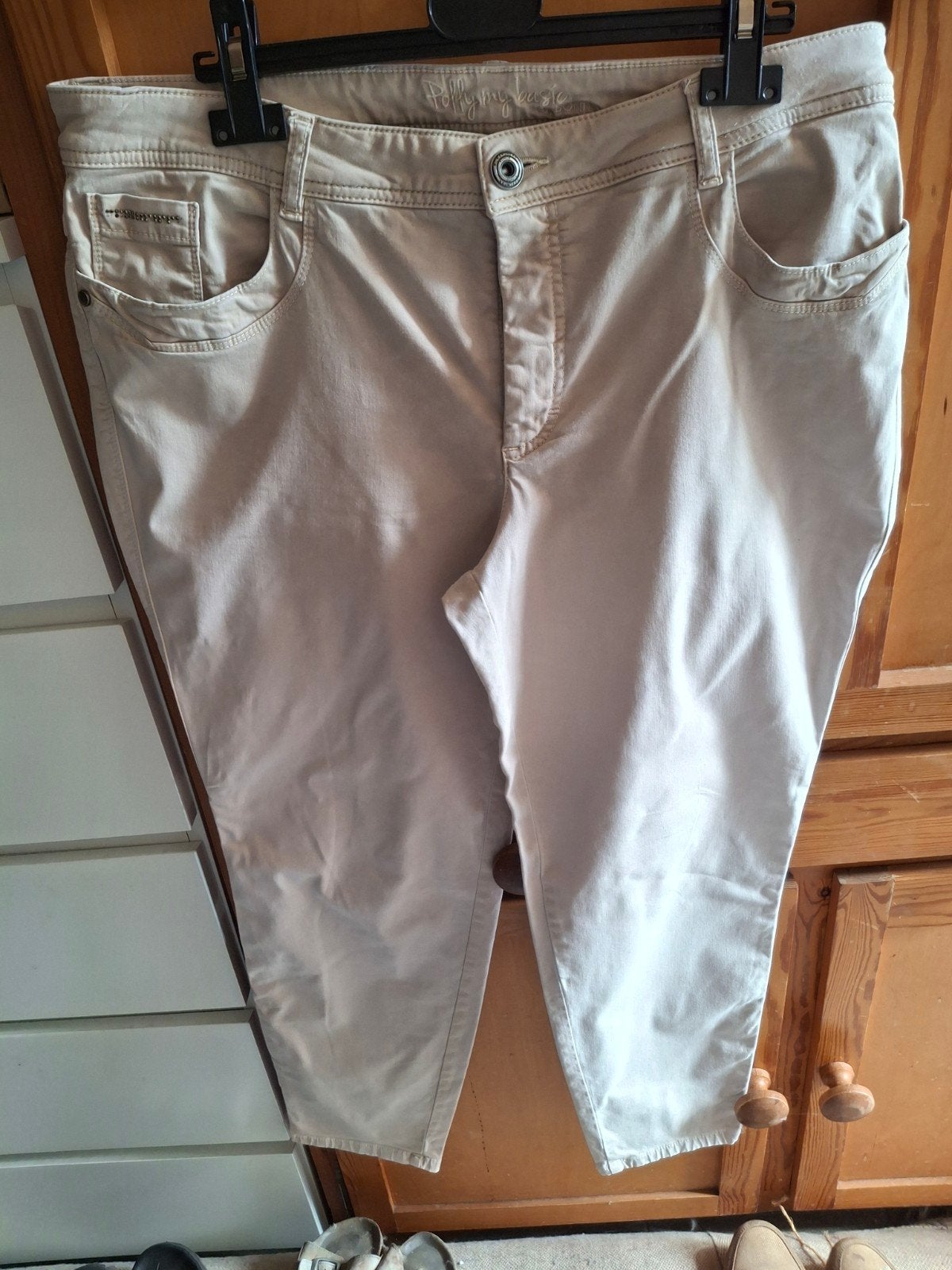 Bonita beige broek.  Maat 42/44 (L), Beige, Maat 42/44 (L), Ophalen of Verzenden, Zo goed als nieuw