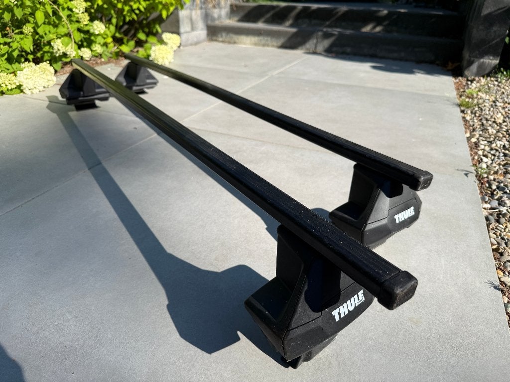Thule dakdragers voor Audi e-Tron zonder railing, Auto diversen, Ophalen, Zo goed als nieuw