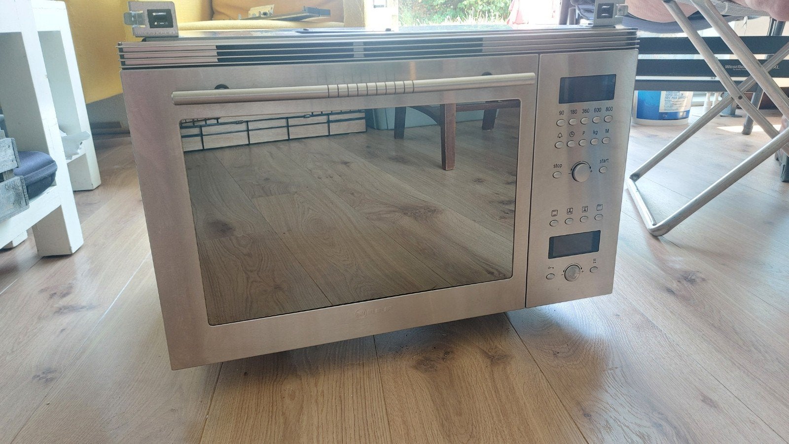 NEFF Inbouw Combi Oven-Magnetron, Witgoed en Apparatuur, Ovens, Ophalen, 45 tot 50 cm, Gebruikt, Combi-oven