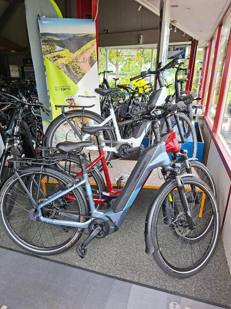 MERIDA E BIKES NIEUW!, Fietsen en Brommers, Elektrische fietsen, Nieuw, Overige merken, 51 tot 55 cm, 50 km per accu of meer, Ophalen
