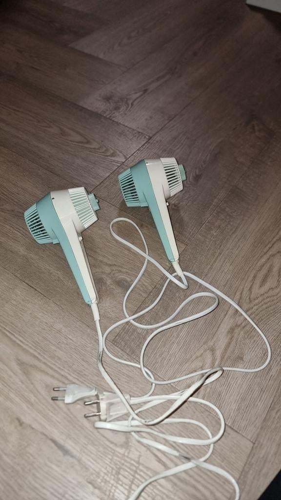 Vintage Philips HK4100 Föhn Jaren '60 2 stuks, Ophalen of Verzenden, Zo goed als nieuw, Haarverzorging