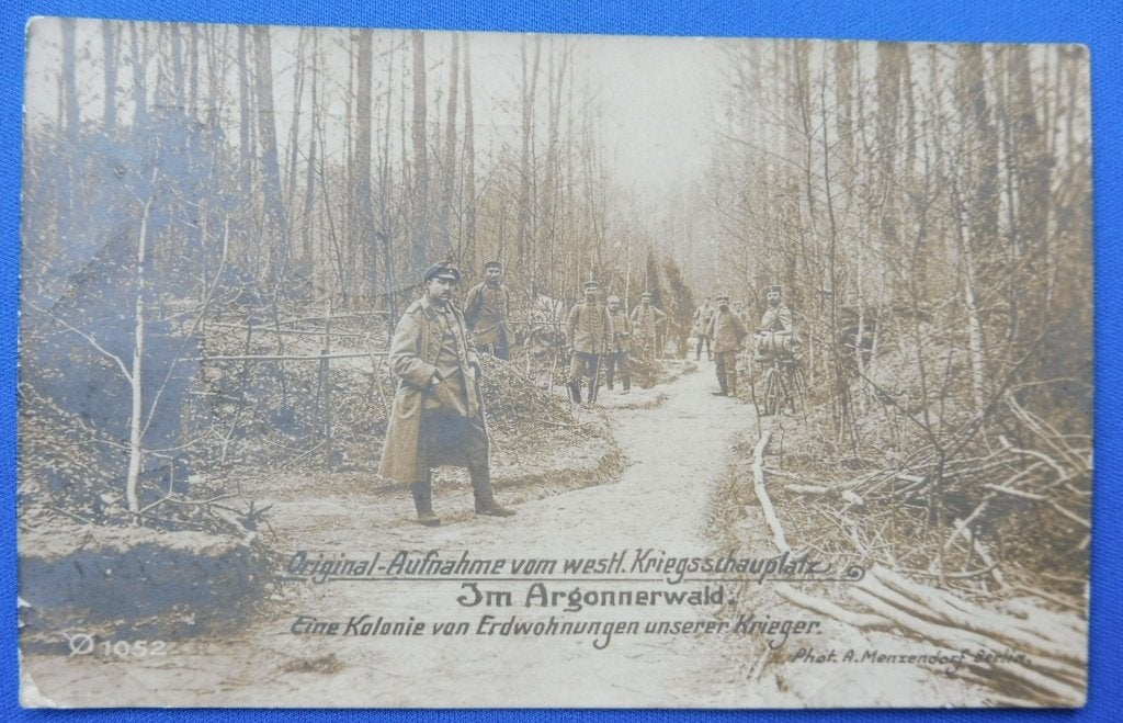 Originele Duitse WOI Feldpostkarte Vauquois (maart 1915), Verzenden, Landmacht, Duitsland, Overige typen