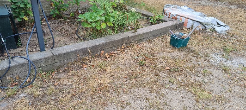 beton biels ongeveer 50 stuks GRATIS, Ophalen, Gebruikt, 100 tot 200 cm, Biels