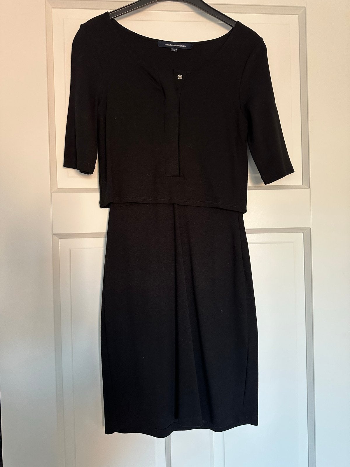 Little black dress French Connection maat XS, Kleding | Dames, Verzenden, Zwart, Zo goed als nieuw, Maat 36 (S)