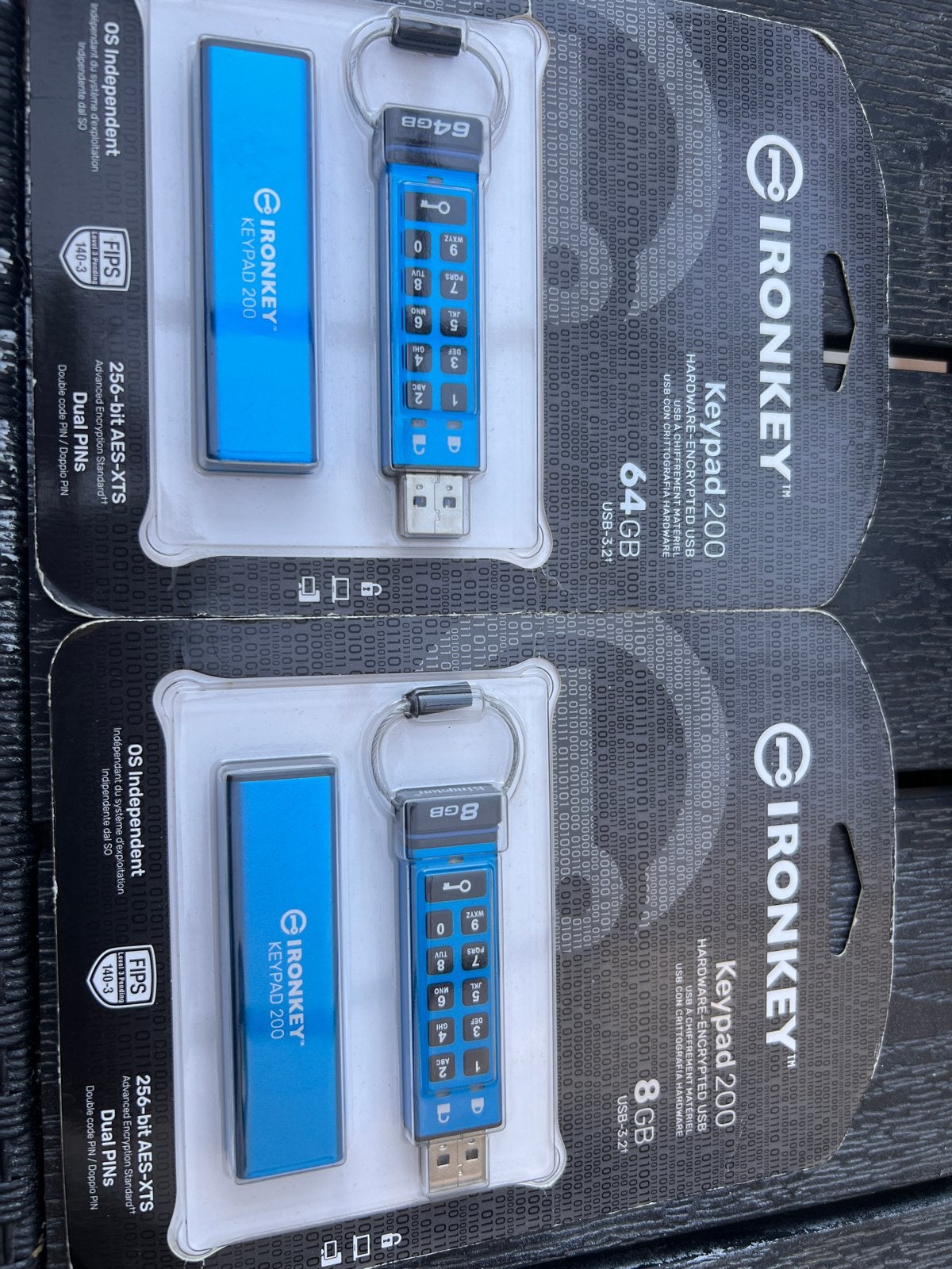 IronKey Keypad 200 USB-stick met hardware-encryptie, Computers en Software, USB Sticks, Ophalen of Verzenden, Nieuw, 64 GB