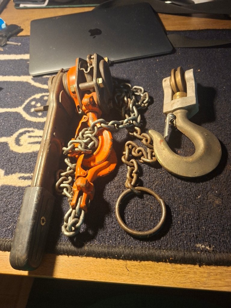 takel 500 kg Elephant Chain Block Co., Ltd, Ophalen of Verzenden, Zo goed als nieuw, Handmatig