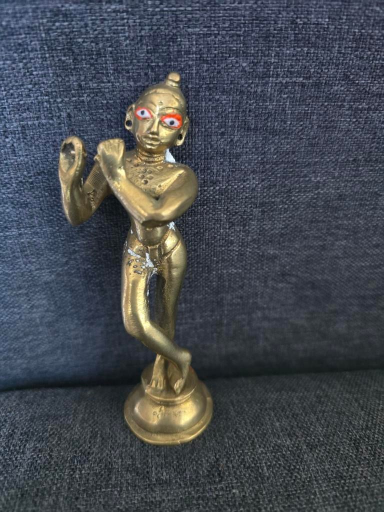 Krishna deytie klein, Ophalen of Verzenden, Nieuw, Beeld(je), Hindoeïsme