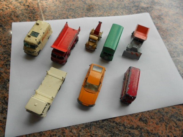 Matchboxes 5 stuks, Ophalen of Verzenden, Gebruikt, Auto