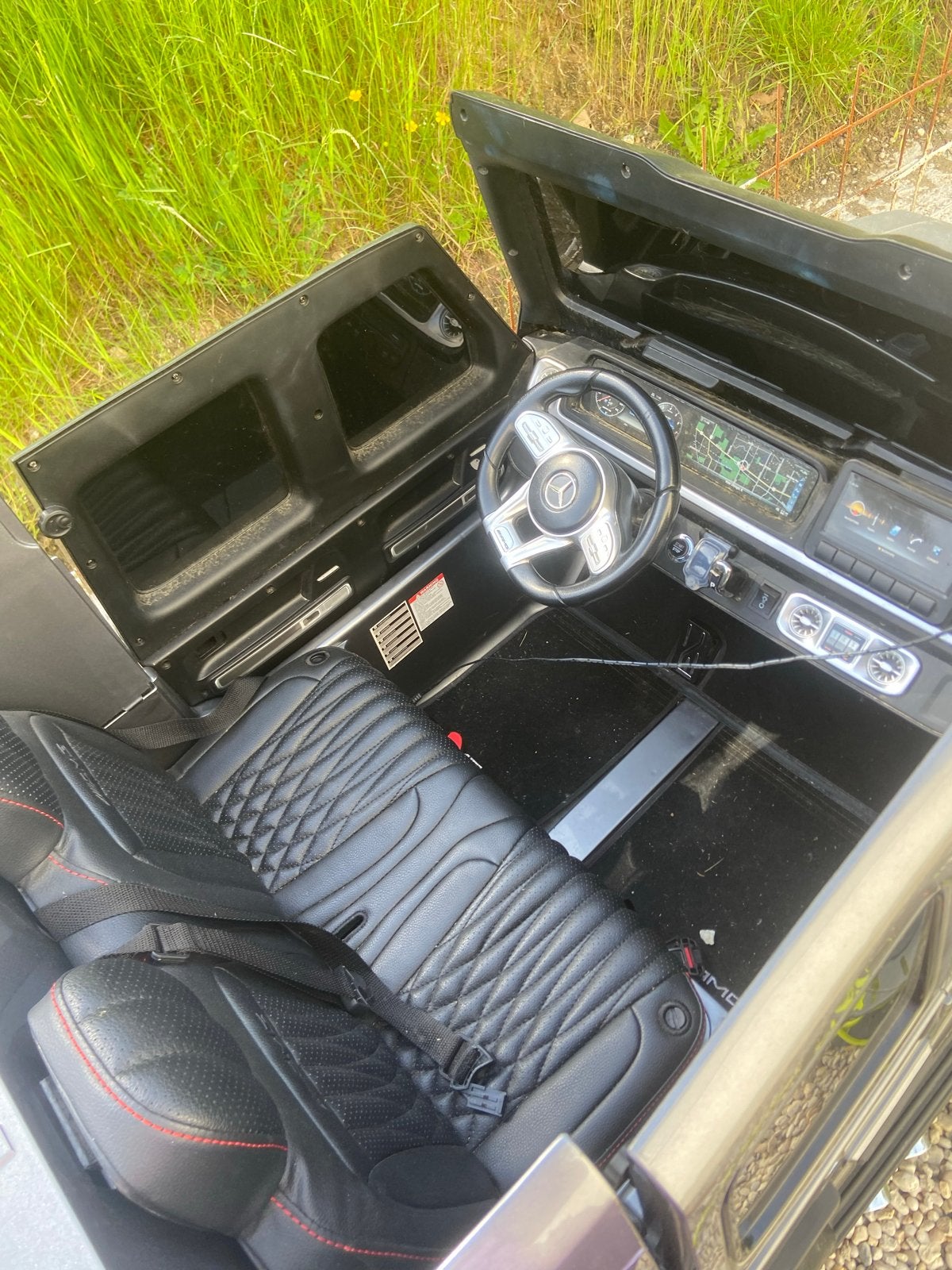 Mercedes G63 AMG Kinderauto Elektrisch, Ophalen, Gebruikt