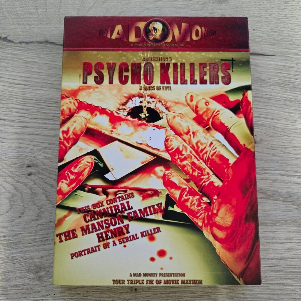 Psycho Killers - Triple Movie Set (4 HALEN = 3 BETALEN), Alle leeftijden, Ophalen of Verzenden, Zo goed als nieuw
