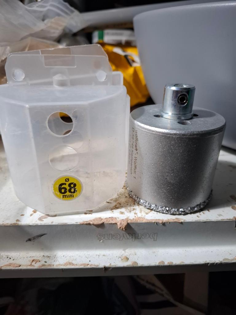Wolfcraft Diamantboor 68mm voor droogboren, Ophalen of Verzenden