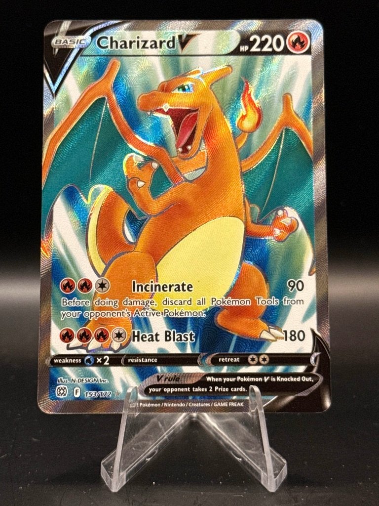 Charizard V 153 Engels NM | Pokemon, Ophalen of Verzenden, Nieuw, Losse kaart, Foil