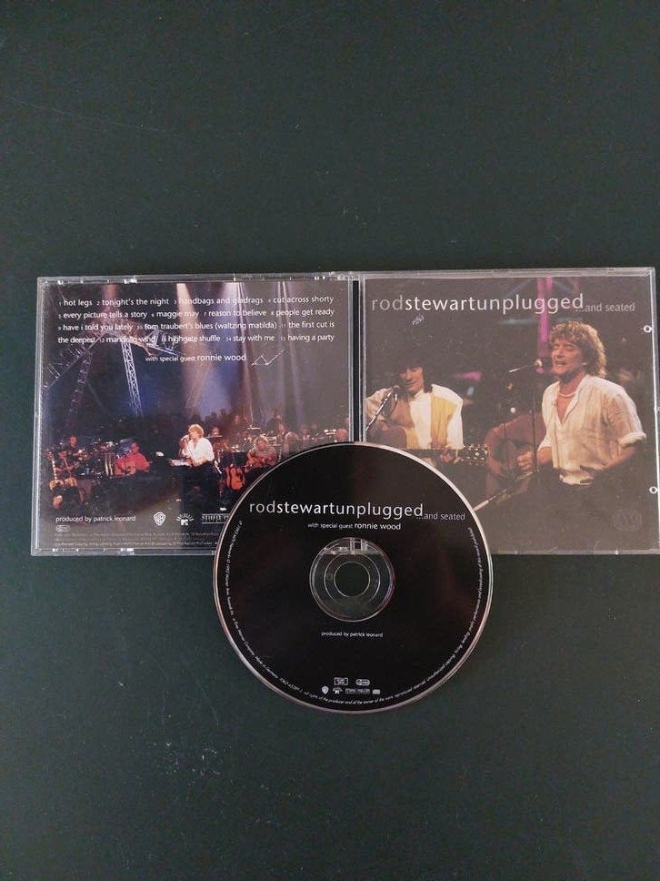 Rod Stewart - Unplugged... and Seated (CD), Gebruikt, Pop, Ophalen of Verzenden, Live-album
