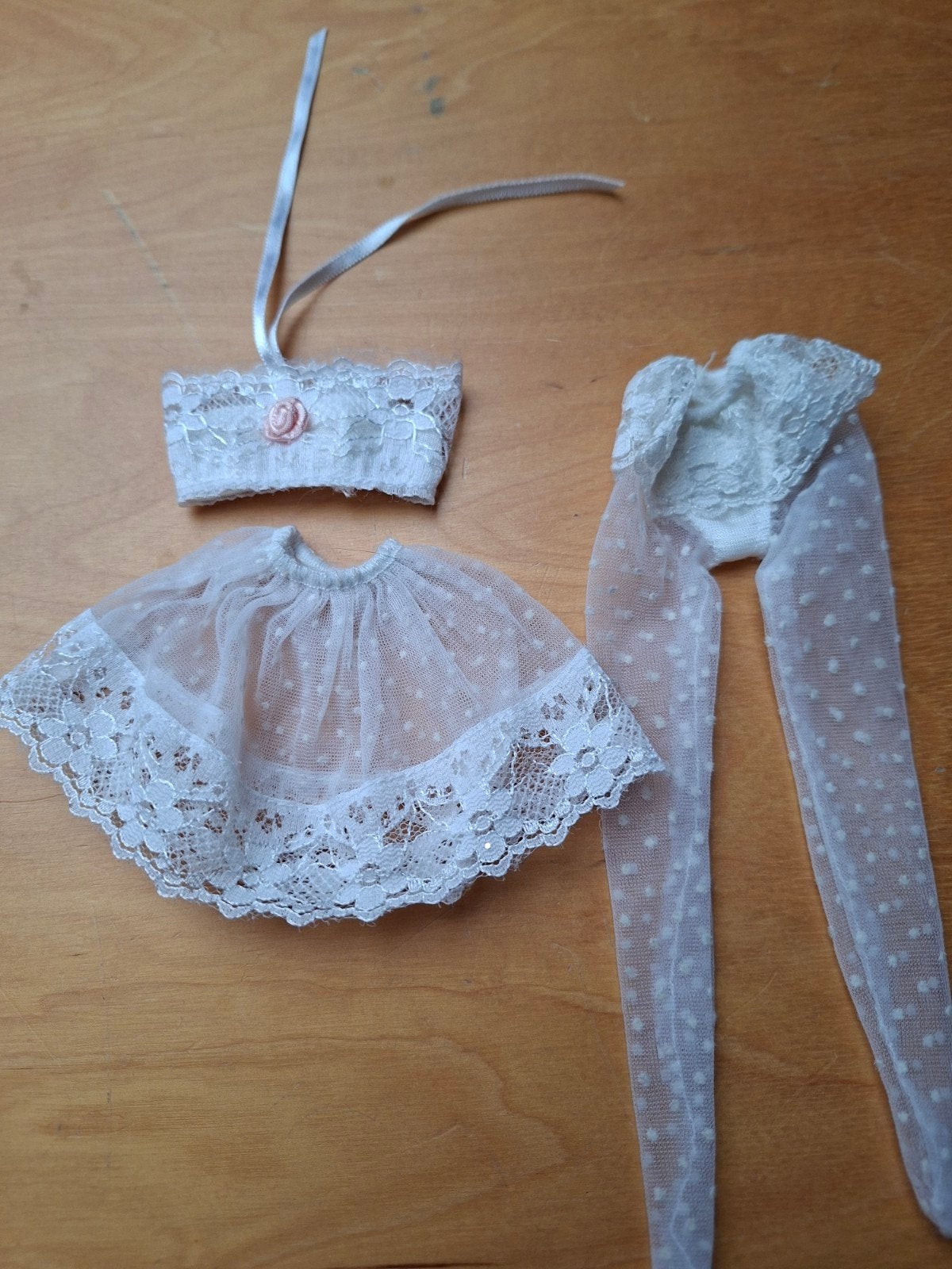 Barbie kleding: panty, rokje en topje, Verzamelen, Ophalen of Verzenden, Gebruikt