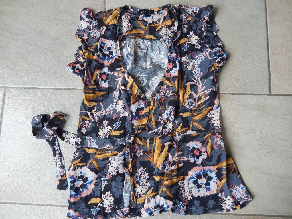 Silvercreek overslagtop met bloemenprint, maat 36, Kleding | Dames, Meerkleurig, Ophalen of Verzenden, Zo goed als nieuw, Maat 36 (S)
