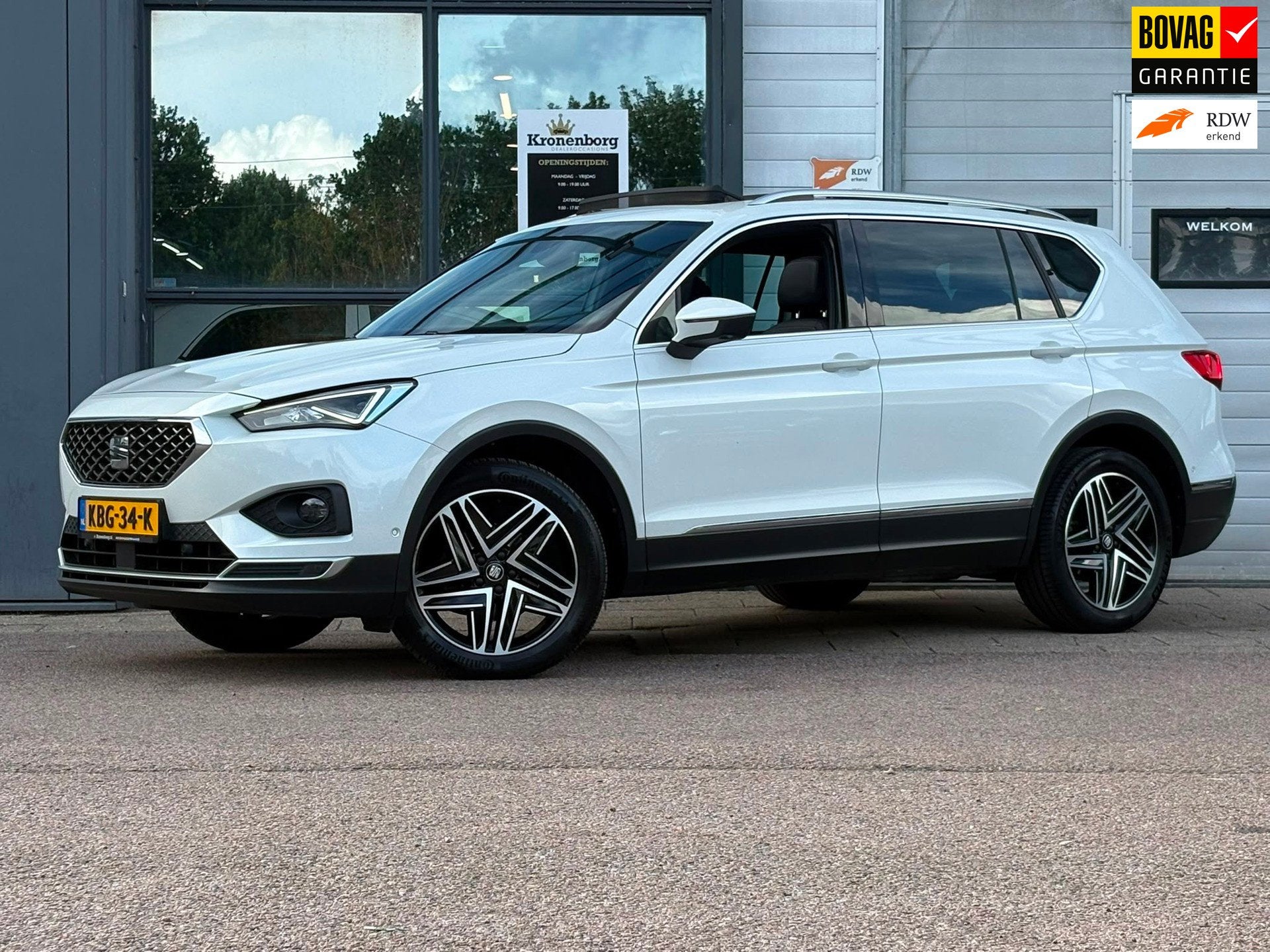 Seat TARRACO 1.5 TSI Xcellence| PANO| DIGITALDASH| LEDER, Auto's, Dealer onderhouden, 4 cilinders, 150 pk, Wit