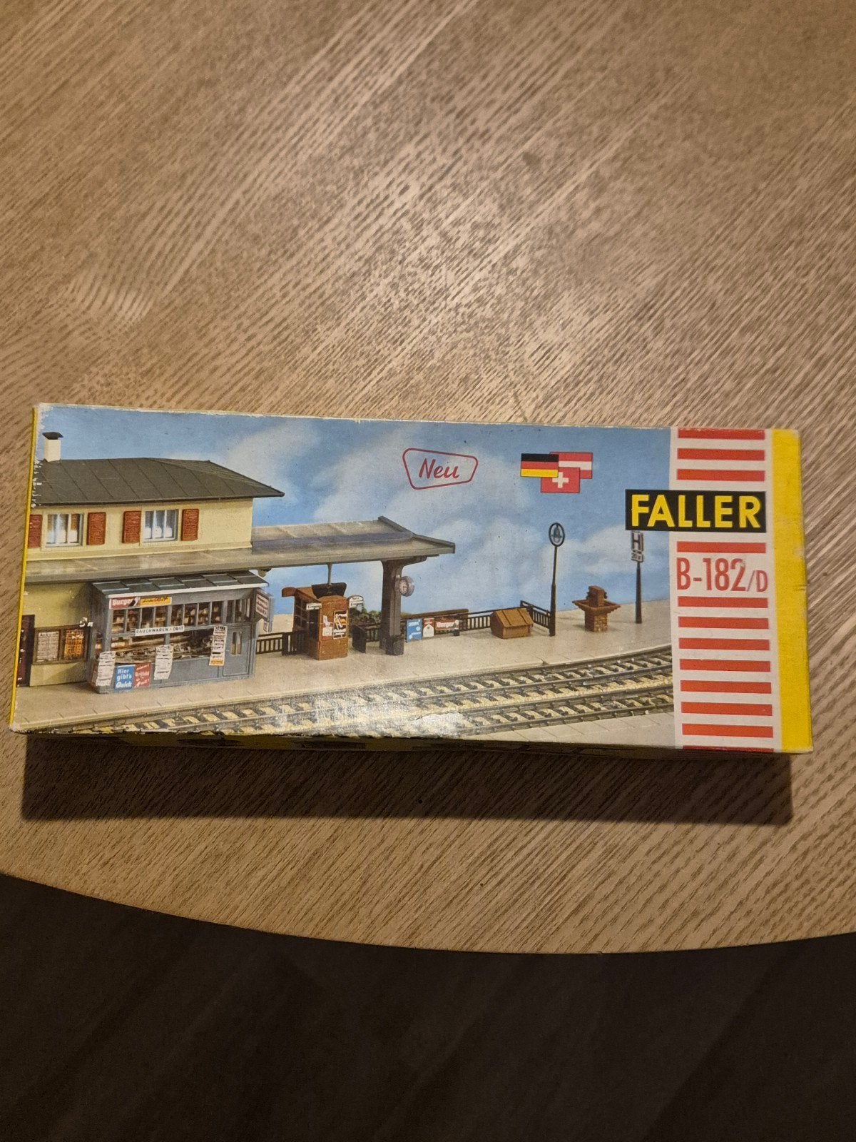 Faller B-182/D uitbreidingsset station/perron, Overige merken, Gelijkstroom of Wisselstroom, Brug, Tunnel of Gebouw, Nieuw