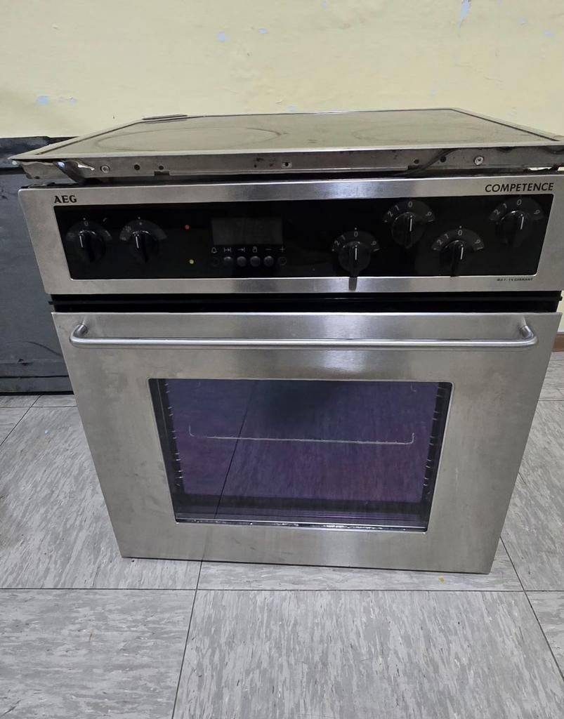 Elektrische oven met kookplaat - goedkoop!, Gebruikt, Vrijstaand, Elektrisch, Hete lucht