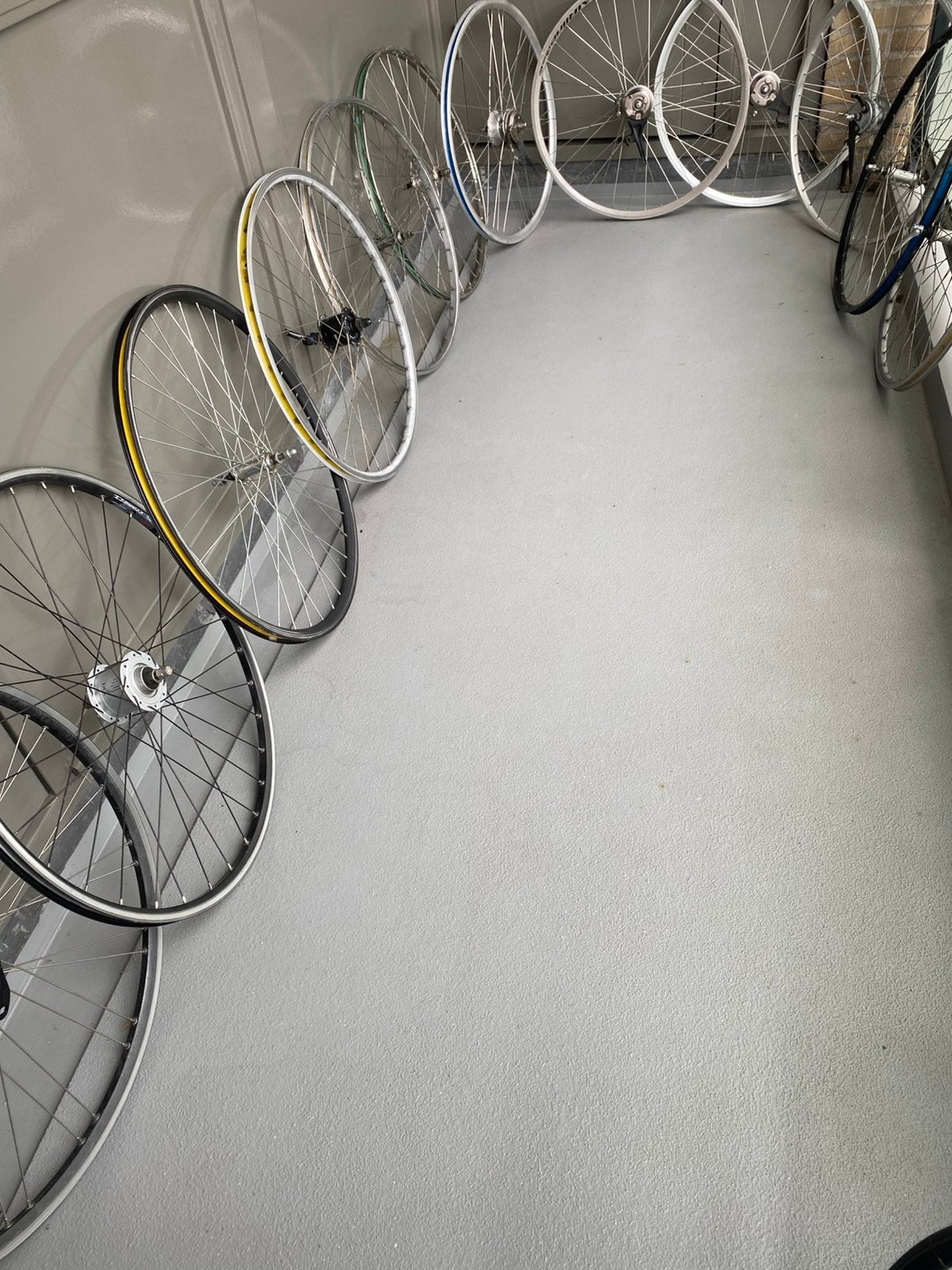 28 inch fietsen voorwielen in prima staat, Ophalen of Verzenden, Gebruikt, Wiel