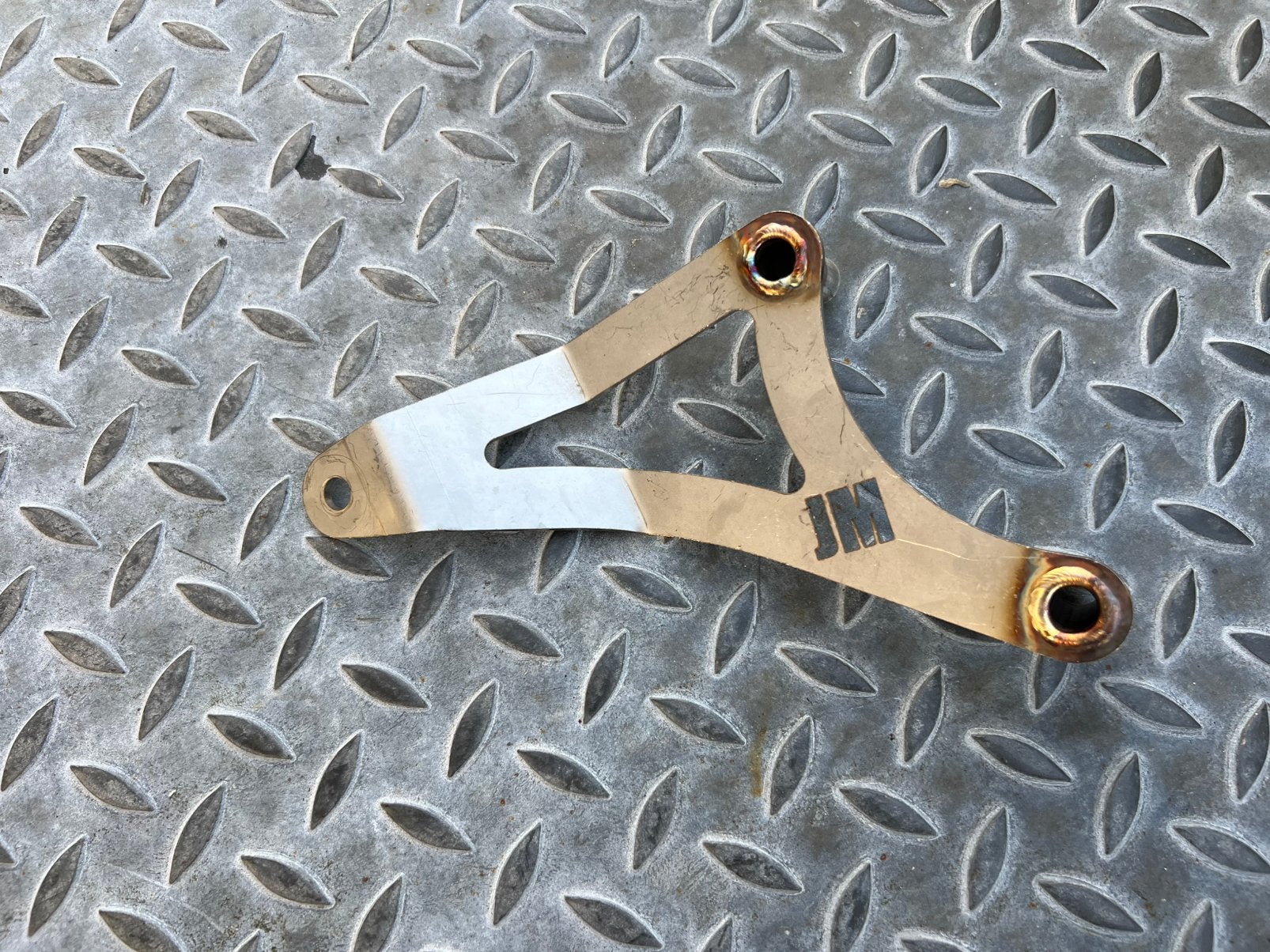 JM Tuning uitlaat bevestiging plaat Piaggio Zip Vespa 4 takt, Ophalen of Verzenden, JM Tuning, Piaggio, Uitlaat