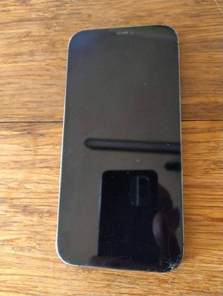 iPhone 12 Pro Max 128GB – werkt goed, lichte schade, Telecommunicatie, Zonder simlock, Grijs, Zonder abonnement, 128 GB
