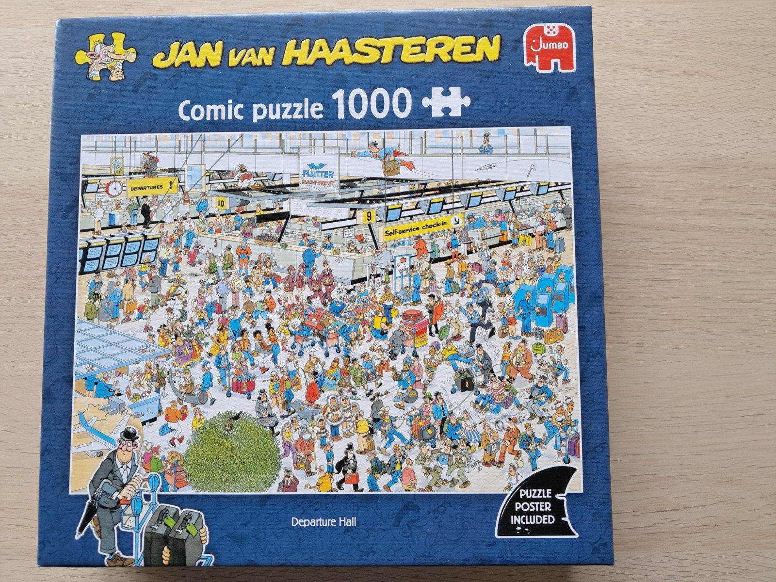 PUZZEL JAN VAN HAASTEREN ( Departure Hall ), Ophalen, 500 t/m 1500 stukjes, Zo goed als nieuw