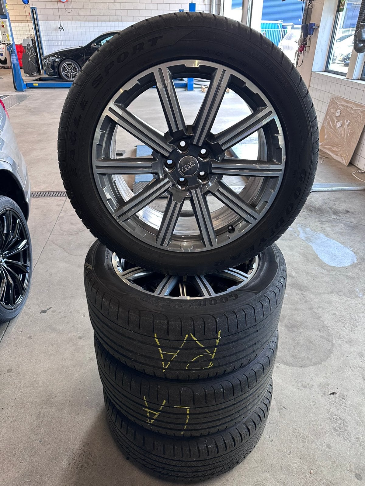 Gebruikt Audi Q7/Q8 20 inch Goodyear zomer set Goodyear, Ophalen, Gebruikt, 285 mm, Banden en Velgen