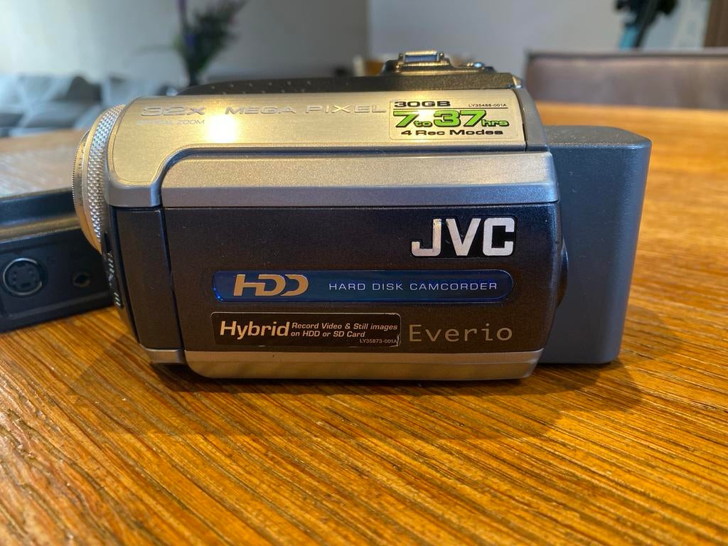 JVC Everio Hard Disk Camcorder 30GB, Ophalen, JVC, 20x of meer, Camera