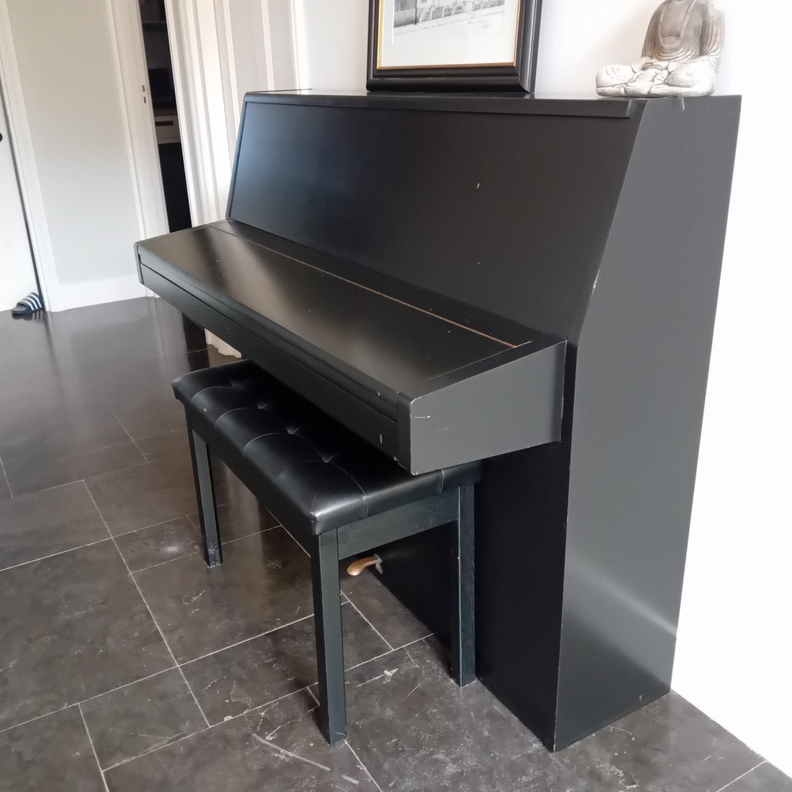 Rippen Piano Zwart, Ophalen, Gebruikt, Zwart, Piano