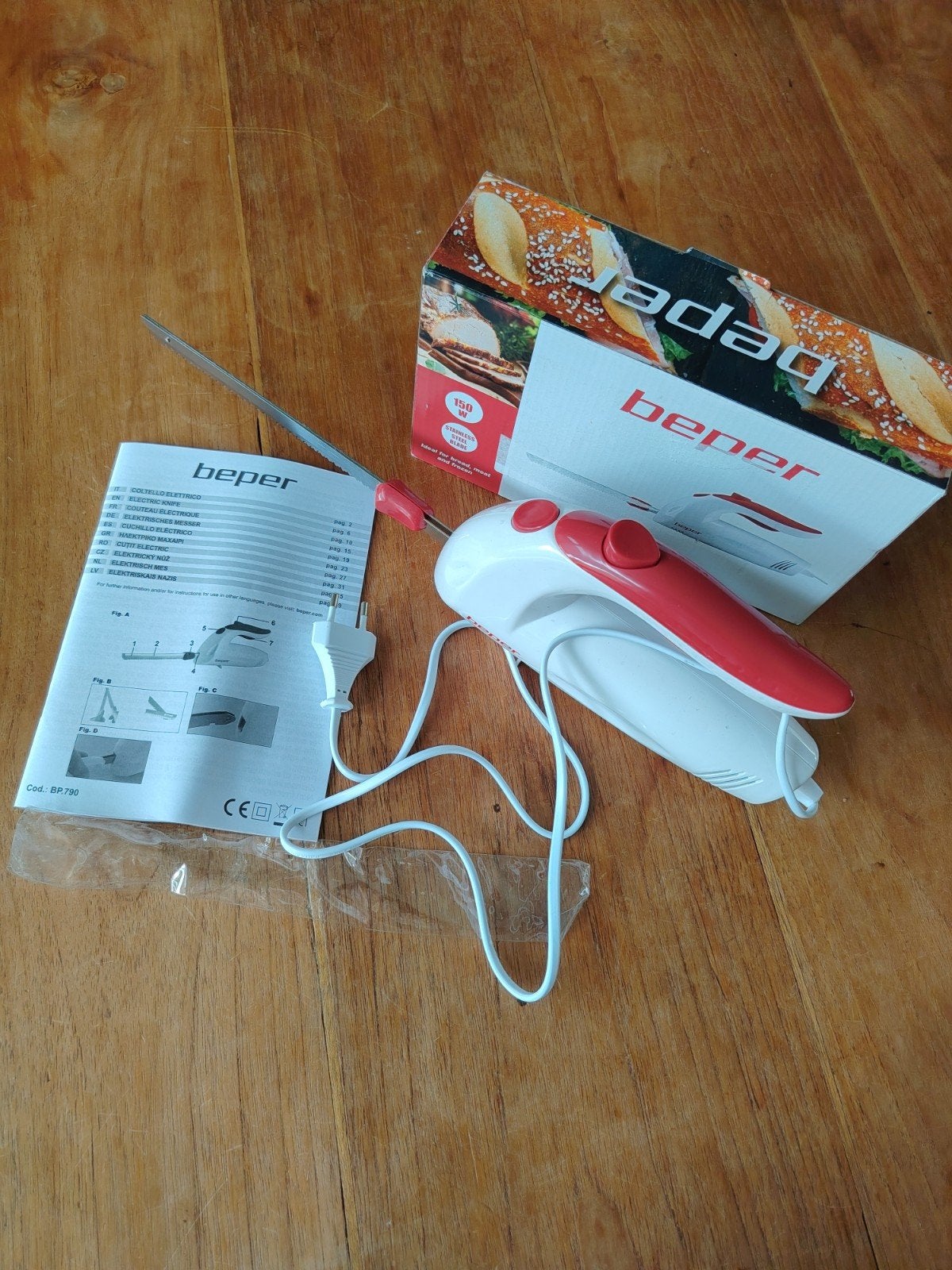 Beper Elektrisch Mes., Ophalen of Verzenden, Zo goed als nieuw