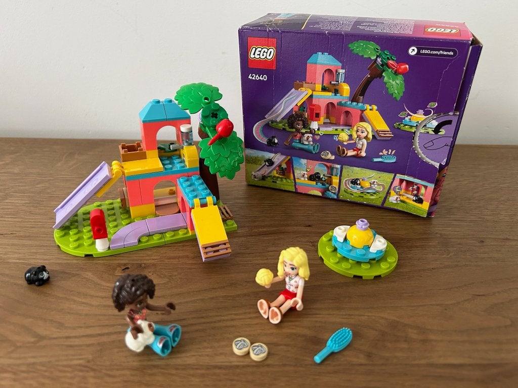 LEGO Friends 42640 - Cavia-speelplaats (90 stuks, met doos), Lego, Ophalen of Verzenden, Zo goed als nieuw, Complete set