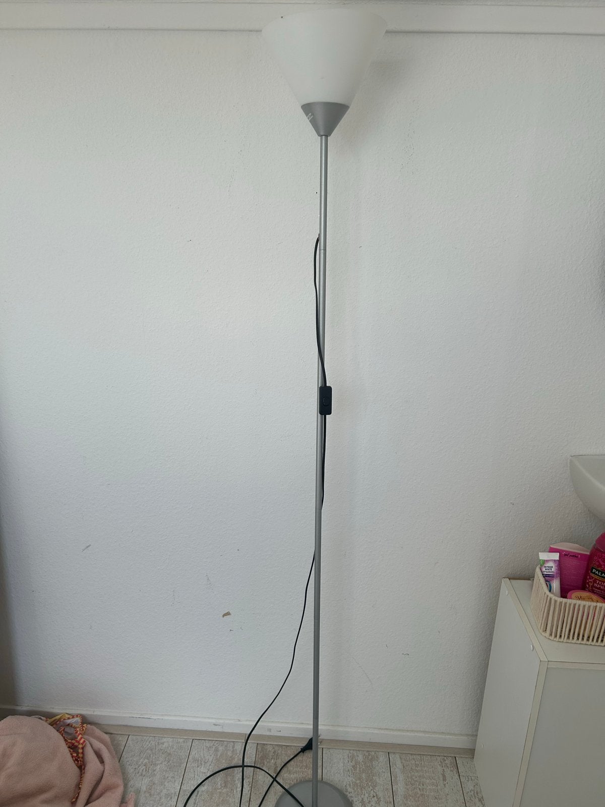 IKEA staande lamp, 180 cm hoog, Huis en Inrichting, Ophalen, Gebruikt, Metaal, 150 tot 200 cm